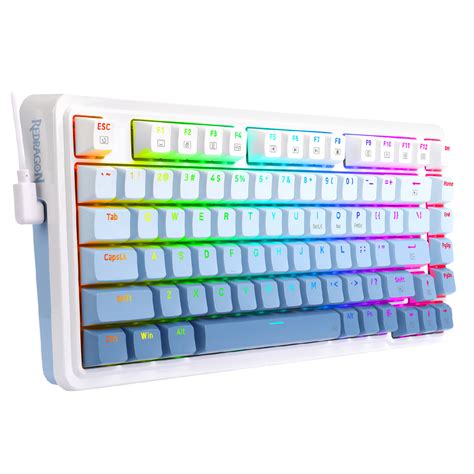 REDRAGON KS B USB RGB Jogo Mecânico Teclado Fio Teclas Layout Hot Swap Compact