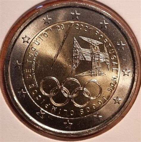 Portugal Euro Olympische Spelen Tokio Unc Coins All