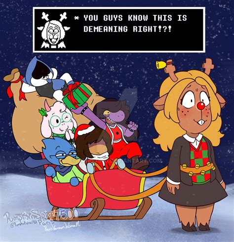 Deltarune Noelle The Red Nosed Reindeer By Paris7500 On Deviantart