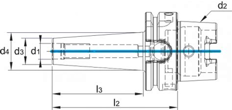 Phantom Opschroef Opname HSK63A M10 X 75 Mm