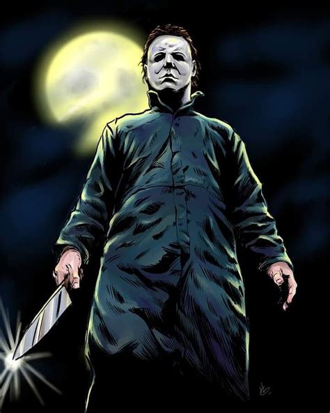 Drew Shaw on Instagram: "#michaelmyers" | Michael myers art, Michael ...