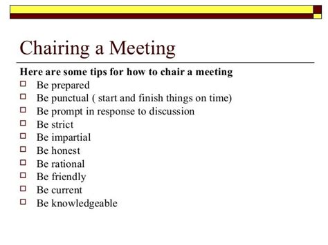 Meeting Procedures