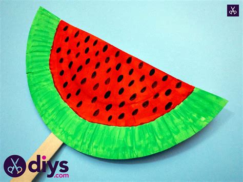 How To Make A Watermelon Paper Fan