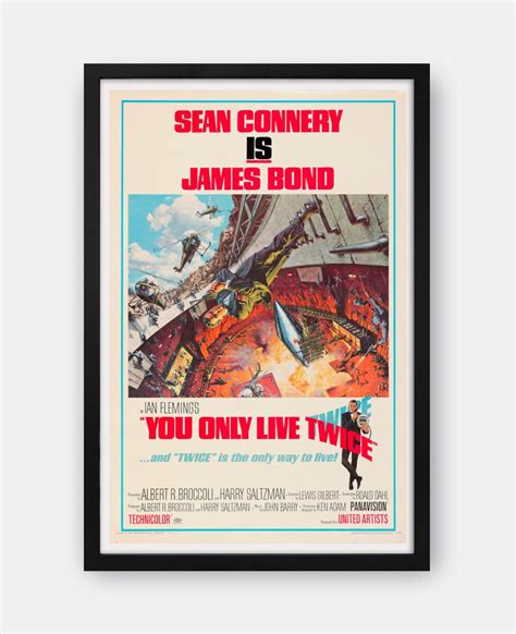 You Only Live Twice 1967 Movie PosterYou Only Live Twice 1967 Movie