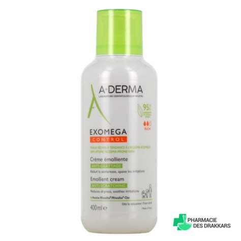 A Derma Exomega Control Cr Me Molliente Anti Grattage Peau Atopique