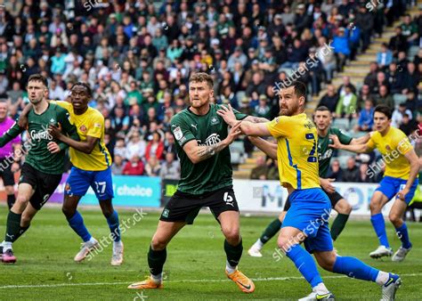 Plymouth Argyle Defender Dan Scarr 6 Editorial Stock Photo Stock