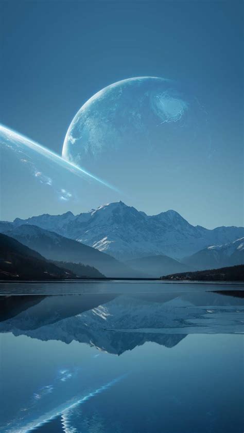 Lake in Space iPhone Wallpaper HD - iPhone Wallpapers