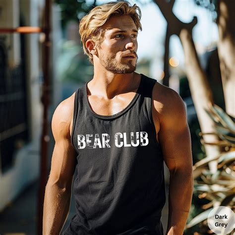Bear Club Tank Top Gay Bear Cub Club Muscle Tee Daddy Bear Shirt Pride Month Shirt LGBTQ