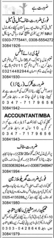 Office Assistant Accountant Clerk Jobs 2023 In Lahore 2024 Job