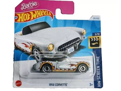 Hot Wheels Barbie The Movie Corvette Hw Screen Time Collector Mattel Eur