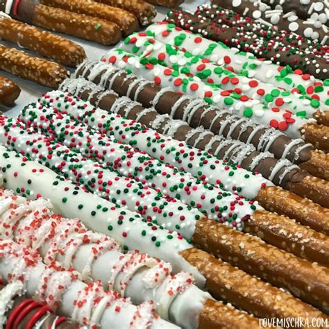 Christmas Pretzel Rods Recipe Love Mischka