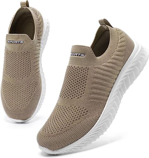 Hkr Damen Slip On Sneaker Memory Foam Turnschuhe Sportschuhe Bequeme