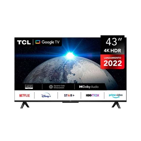 Televisor Tcl Uhd 4k 43" Smart Tv 43p635 Google Tv - Promart
