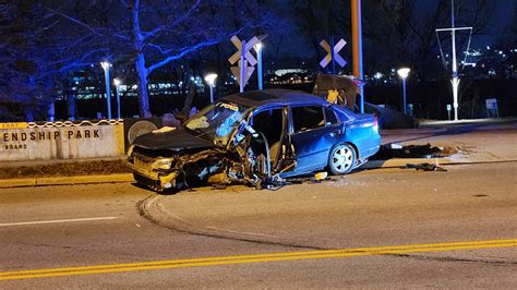 Driver In Serious Condition Following Sunday Morning Crash On Riverside