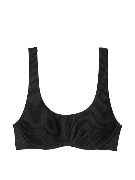 The Wave Bikini Üstü Siyah Victoria s Secret Pink