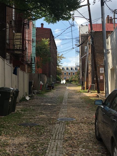 Alley in Old Town Alexandria, VA