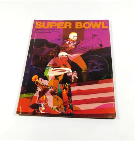 Super Bowl Iv Programme De Football Minnesota Vikings Vs