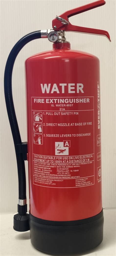 Litre Water Green Series Extinguisher New Fire Products Direct