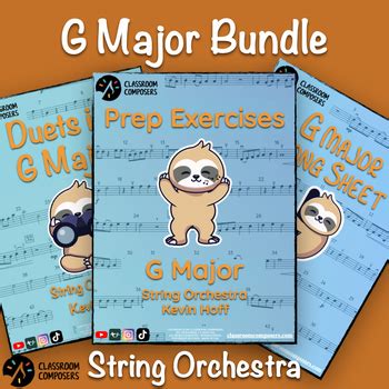 G Major Key Signature Skills Bundle | String Orchestra by Classroom ...