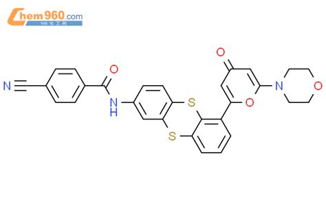 845931 63 7 Benzamide 4 Cyano N 6 6 4 Morpholinyl 4 Oxo 4H Pyran 2