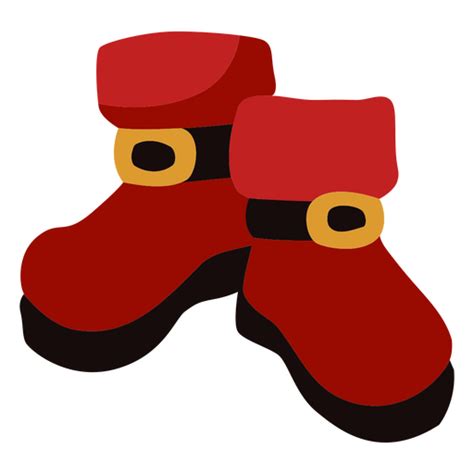 Paar Rote Stiefel Mit Goldenen Schnallen PNG Und SVG Design Für T Shirts