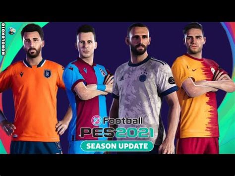 Efootball Pes Season Update Kits Super Lig Turkey Youtube