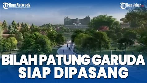 Persiapan Pemasangan Bilah Patung Garuda Pada Istana Di IKN Nusantara