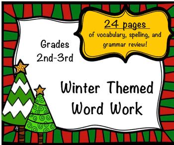 Winter Themed Word Work Perfect For Centers No Prep By Barnes Hooligans