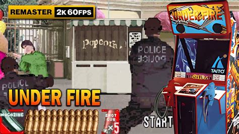 UNDER FIRE Arcade Longplay Upscaling Remaster 60 FPS YouTube