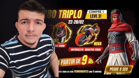 COMBO TRIPLOALANZERA FF20RUMO AOS 500 INSCRITOSFREE FIRE AO VIVO