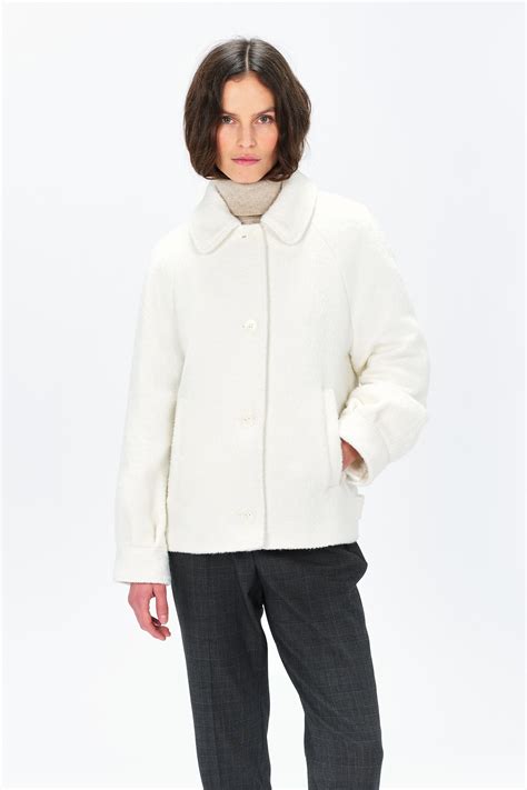 Manteau Glouvier Ecru Femme