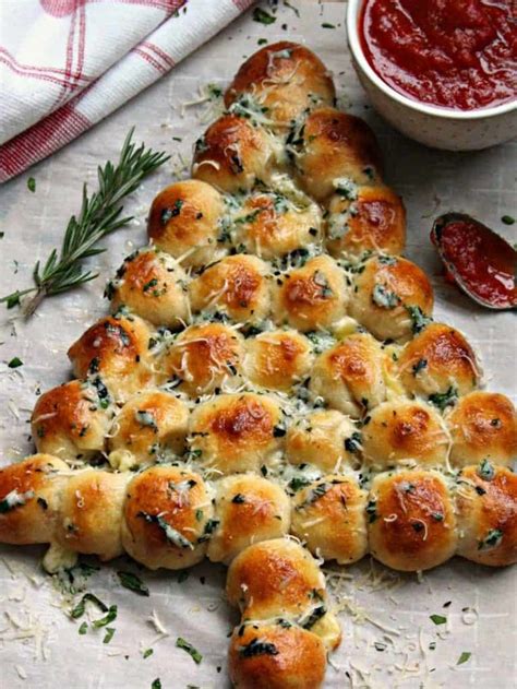 Cheesy Christmas Tree Bread Easy Recipe A Gouda Life Recipe