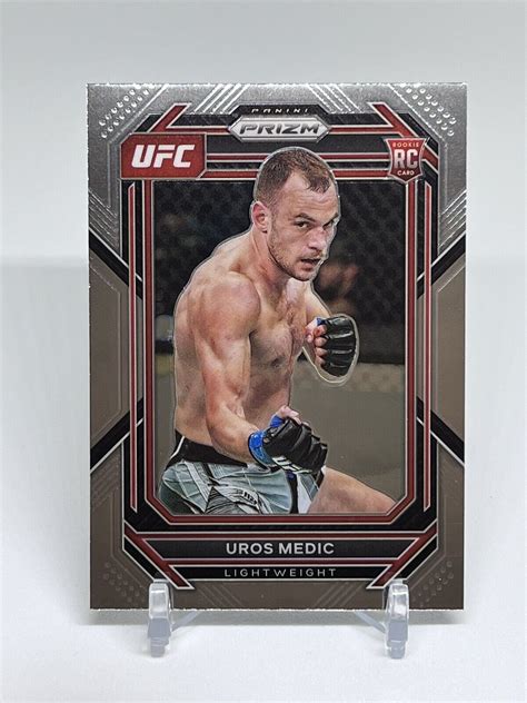 2023 Panini Prizm UFC Uros Medic RC 158 Lightweight EBay