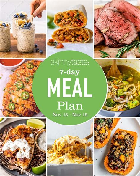 Free 7 Day Healthy Meal Plan Nov 13 19 Nature S Gateway