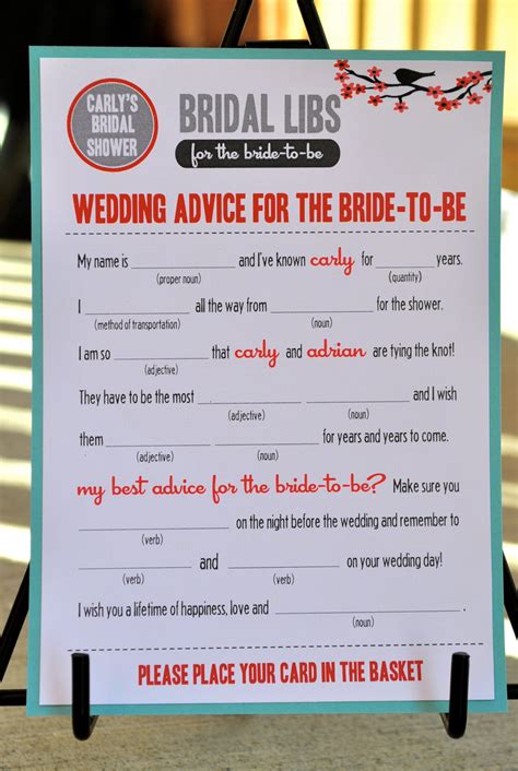 Ten Fun Wedding Mad Libs To Work Into Your Wedding Bestbride101