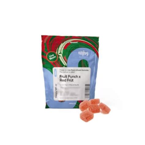 Mfny Mfny Fruit Punch X Red Fruit Live Resin Gummies 100mg Doobie