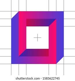 Impossible Square 3d Geometric Logo Vector Stock Vector (Royalty Free) 1583622745 | Shutterstock