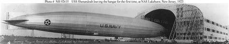 Uss Shenandoah Zr 1 Panoramic Photograph Of The Airship Leaving Her