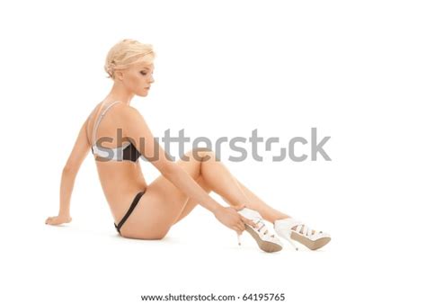 Sexy Woman Black White Lingerie Stock Photo Shutterstock