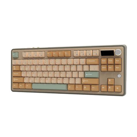 Ajazz AK870 RGB Tri Mode 87 Keys TKL Gasket Mounted Hot Swappable Mechanical Keyboard With 1 14