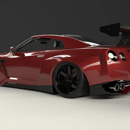 Wide Body Kit Pandem Rocket Bunny Nissan Gt R R Ver