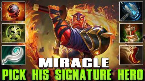 MIRACLE Ember Spirit Pick His Signature Hero Best Pro MMR Dota 2