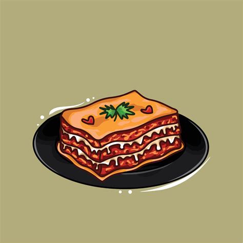 Lasagna Vector