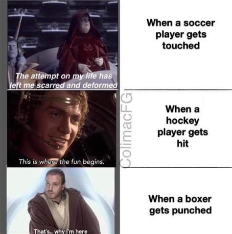 Soccer Player Big Crybaby R Prequelmemes Prequel Memes Know Your