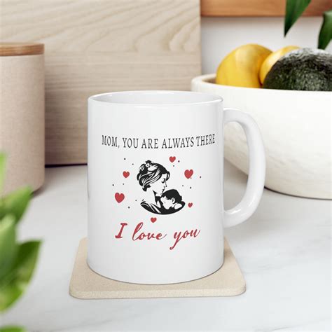 Love Mom Mug I Love Mom Mug T For Mom Mommy Mug Mothers Day Mug