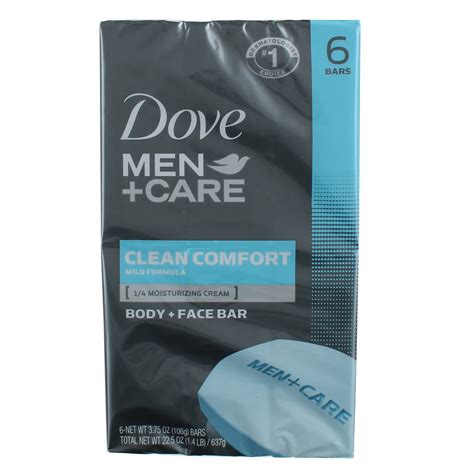 Dove Men Care Body And Face Bar Clean Comfort 4 Oz