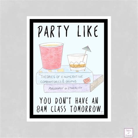 Party Print Dorm Print Dorm Art Funny Art Print Dorm - Etsy