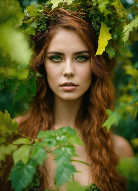 Premium Photo Girl In Forest Fantasy