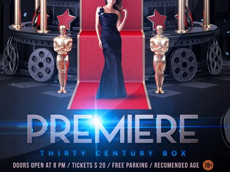 Premiere Movie Poster 5 Images Behance