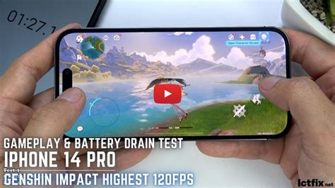 Iphone Pro Genshin Impact Gaming Test Max Setting Fps Apple A